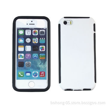 TPU+PET(surface)+PC(bottom)case(separation of installed)for iPhone 5S, MOQ 500pcs(each color)